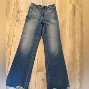 Alice + Olivia Blue Flare Jeans